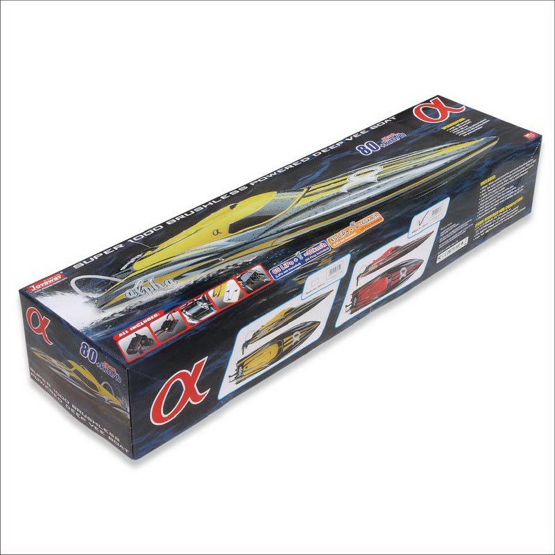 Color Box of Super Fast Biggest Brushless Speed Boat for Adults alpha 8901R